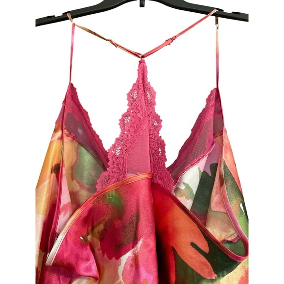 New Lilac+London Pajama Set Floral Lace Cami & Shorts Sleep Set Hawaiian XXL - Picture 3 of 7